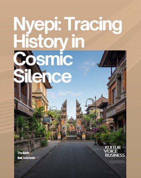 When the residents of Bali have their Nyepi