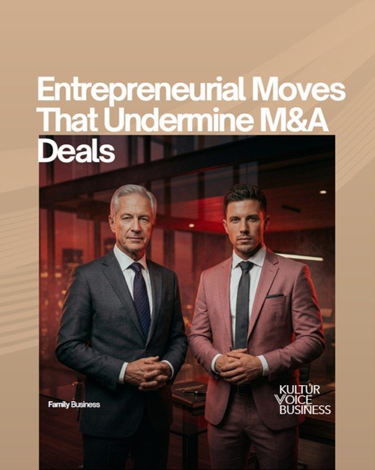 How Entrepreneurs Undermine Their M&A Deals