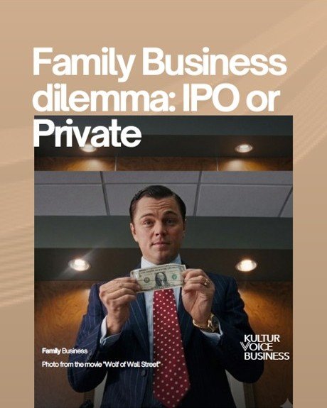 IPO is a Consequence of Family Business Readiness