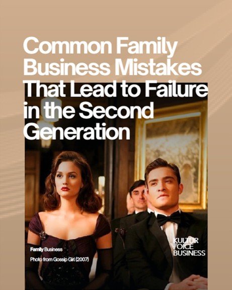 How to fail a succession in family business