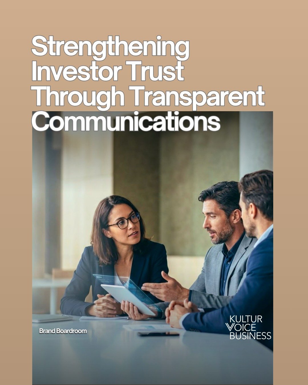 Strengthening Investor Trust Through Transparent Communications